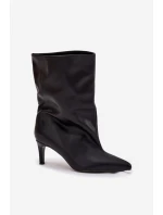 Boty na podpatku  model 216964 Step in style