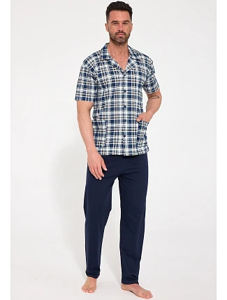 Pyžamo Cornette 318/61 kr/r 3XL–5XL, rozepínací
