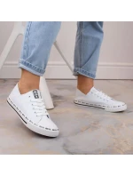 Big Star W FF274024 bílé prolamované nízké tenisky