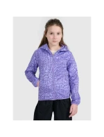 Dívčí větruodolná softshellová bunda s membránou 5000 4F 4FJRAW25TSOFF507-90A