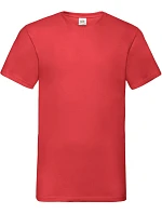 Fruit of the Loom Valueweight V-Neck T Tričko s výstřihem do V 16.1066 red