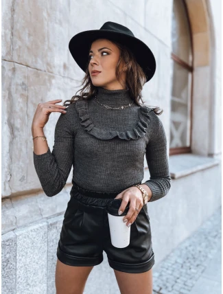 Dámský svetr NOAH tmavě šedý FashionStreet MY1404