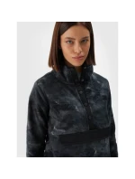 Dámský oversize fleece se stojáčkem 4F 4FWAW24TFLEF298-90A