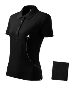 Cotton polokošile dámská černá