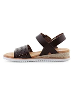 Dámské sandály Desert Kiss-Sunny Flair W 114143-CHOC hnědé - Skechers Dámské sandály Desert Kiss-Sunny Flair W 114143-CHOC hnědé - Skechers