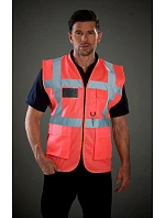 Yoko HVW 801 Hi-Vis multifunkční vesta 79.W801 hi vis yellow/royal blue Yoko HVW 801 Hi-Vis multifunkční vesta 79.W801 hi vis yellow/royal blue