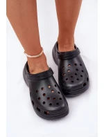 Pěnové Dámské Sandály Na Masivní Podešvi Big Star RR274A118 Černé