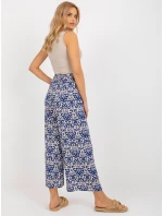 Kalhoty D73770R62237A tmavě modré