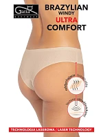 Dámské kalhotky brazilky 41670 Windy Ultra Comfort béžové - Gatta