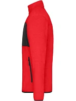 Daiber JN 1312 Pánská fleecová bunda 02.1312 red/black Daiber JN 1312 Pánská fleecová bunda 02.1312 red/black