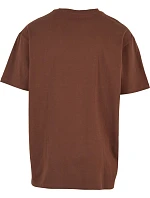 Build your Brand BY 102 Oversize tričko z těžké bavlny 56.0102 chocolate brown
