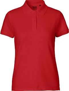 Neutral O 22980 Dámské piqué polo z bio bavlny 77.2280 red