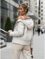 Dámská přechodová bunda FALES bílá FashionStreet TY4204 Dámská přechodová bunda FALES bílá FashionStreet TY4204