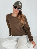 Dámská mikina FASHION II tmavě hnědá FashionStreet BY1397