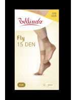 Dámské silonkové ponožky FLY SOCKS 15 DEN - BELLINDA - almond