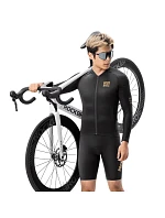 Rockbros YDCX008 Cyklistický dres s dlouhým rukávem Diamond velikost L - černý