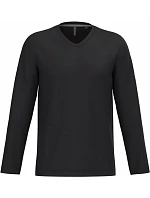 Kariban K 358 Pánské tričko do V s dl. rukávem 20.K358 black Kariban K 358 Pánské tričko do V s dl. rukávem 20.K358 black