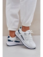 Sportovní Boty Tenisky Dámské Big Star NN274A103 HI-POLY SYSTEM Bílá-Námořnická