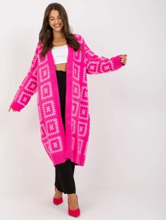 Dámský svetr LC SW 0296 fluo růžový