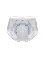 MODRÁ SAMETOVÁ BALKONETOVÁ PODPRSENKA 19191