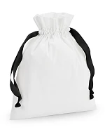 Westford Mill W 121 Bavlněný pytel s dárkovou stuhou 50.0121 soft white/black