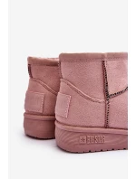 Dívčí Sněhové Teple Boty S Kožešinou S Ušima Růžový Betty Dívčí Sněhové Teple Boty S Kožešinou S Ušima Růžový Betty