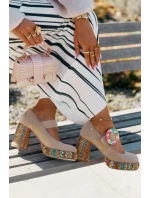 Lodičky na sloupku model 212999 Step in style