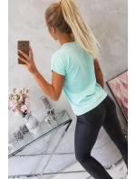 Nakupování je moje kardio mátová halenka Nakupování je moje kardio mátová halenka