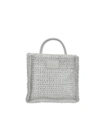 Kabelka S Plétěnkou Big Star NN574115 Bílá