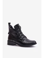 Nízké boty s podšívkou na zip s ozdobou černé Nevalia