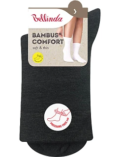 Dámské bambusové ponožky BAMBUS* LADIES COMFORT SOCKS - BELLINDA - černá