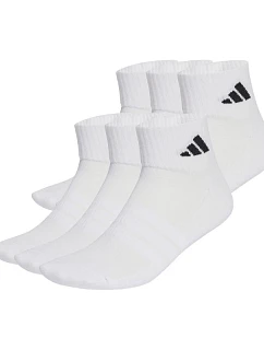 Ponožky adidas Cushioned Essentials Ankle, 6 párů, bílé, KE5495