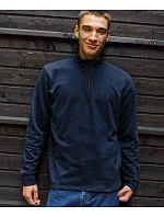 Neutral O 73701 Mikina z bio bavlny s 1/4 zipem 77.3701 navy Neutral O 73701 Mikina z bio bavlny s 1/4 zipem 77.3701 navy