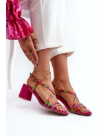 Sandály na podpatku  model 198795 Step in style