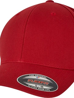 Flexfit 6277WR 6 panelová kšiltovka "Waterrepellent" 55.77WR red