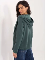 Mikina D68450M01066D1 tmavě zelená