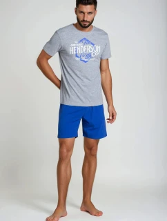 Pyžamo Lars 38869-90X Šedomodrá - Henderson