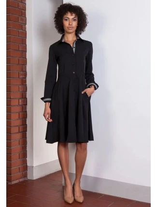 Dámské šaty Suk151 černá - Lanti Dámské šaty Suk151 černá - Lanti
