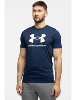 Pánské tričko 1382883 408 Tmavě modrá vzor - Under Armour Pánské tričko 1382883 408 Tmavě modrá vzor - Under Armour