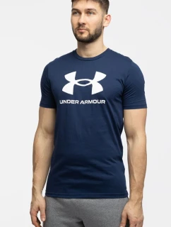 Pánské tričko 1382883 408 Tmavě modrá vzor - Under Armour