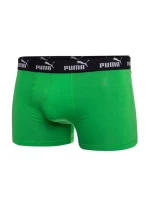 Pánské boxerky Puma 2-Pack zelená šedá pohodlná bavlna