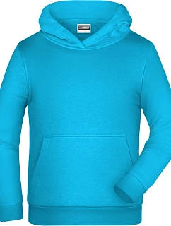 Daiber JN 796K Dětská mikina s kapucí 02.796K turquoise