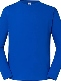 Fruit of the Loom Iconic 195 LSL Pánské tričko z těžké bavlny s dl. rukávem 16.1360 royal blue
