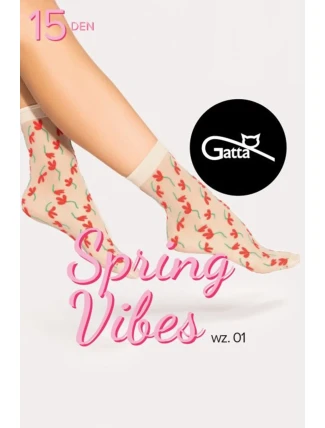 Gatta Spring Vibes 01 15 DEN barva:přírodní červená Gatta Spring Vibes 01 15 DEN barva:přírodní červená