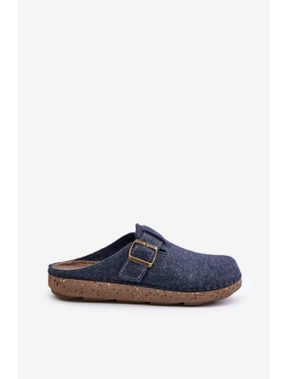 Pánské Pantofle S Přezkou Preventivní Pantofle Inblu Tmavě Modré MT000012