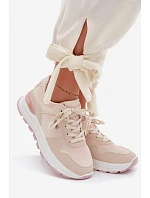 Dámské tenisky na platformě Béžové Lelmira