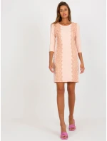 LK SK 506583 šaty.21P broskev LK SK 506583 šaty.21P broskev