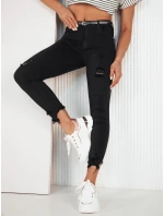 Dámské džínové kalhoty FAROL černé FashionStreet UY1906 Dámské džínové kalhoty FAROL černé FashionStreet UY1906