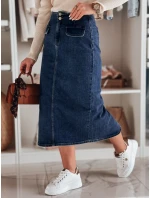 Dámská džínová maxi sukně s rozparkem BLUEVIC modrá FashionStreet CY0486