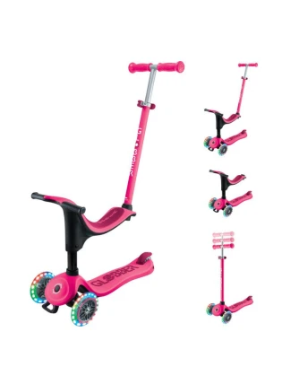 Koloběžka GO-UP SPORTY LIGHTS se sedadlem (452-610-4 S)